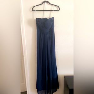 David’s Bridal Navy Blue Gown